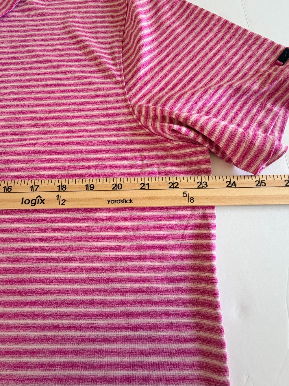 Nike Dri-FIT Performance Polo Tiger Woods Collection Pink Striped - Picture 7 of 8